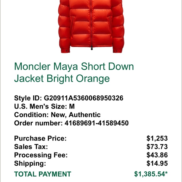 Moncler Maya Short Down Jacket - Picture 6 of 6